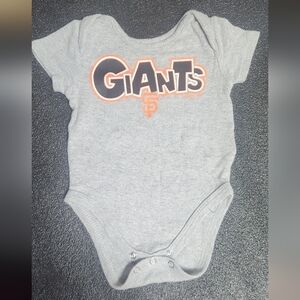 Gray Giants Baby Onesie